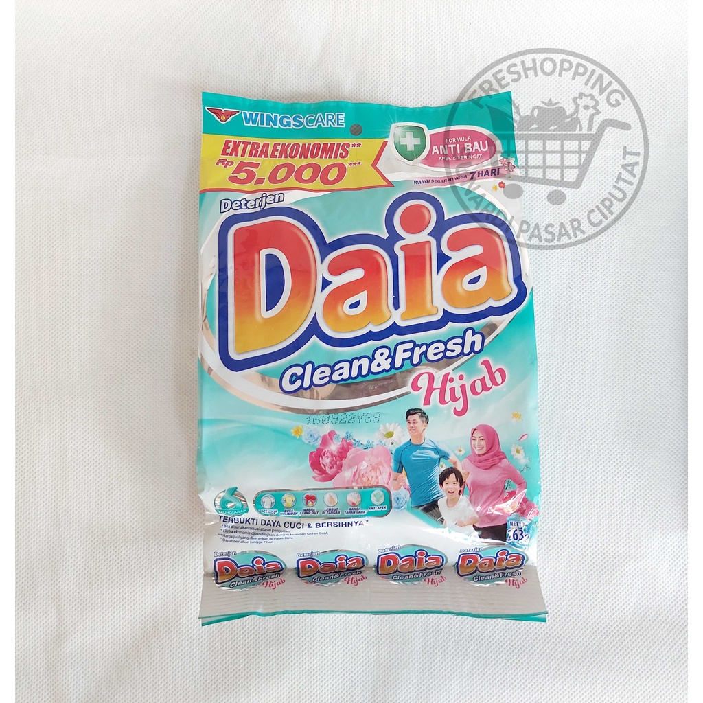 Daia 5000 Deterjen Bubuk 265gram