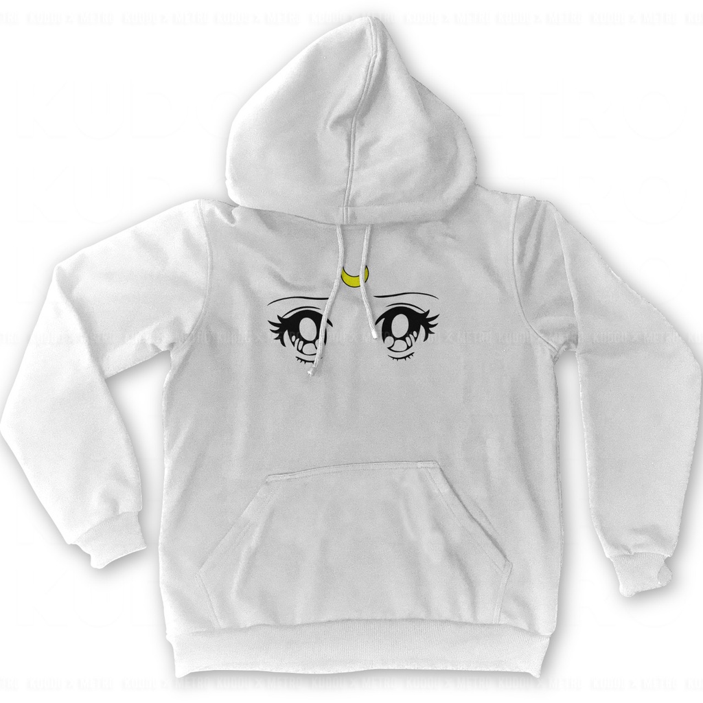 Hoodie Sailor Moon Eyes Anime Manga Premium Unisex