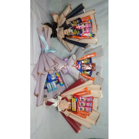 

bauquet snack, uang, coklat dll