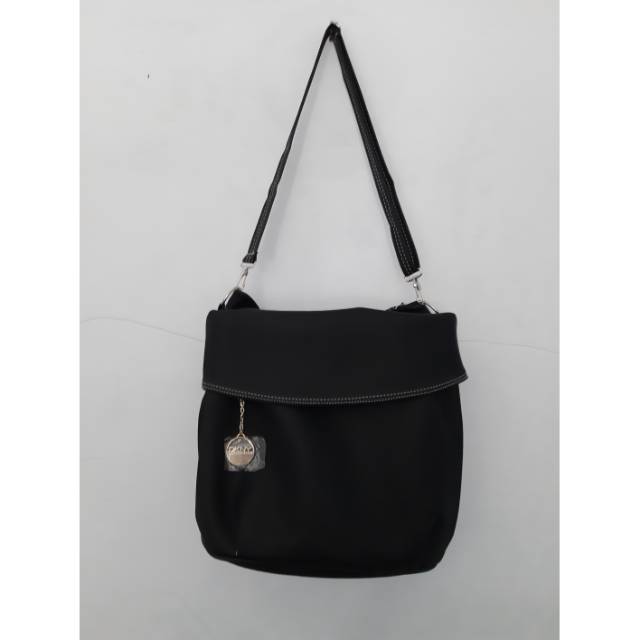 Tas kulit jeruk Hitam