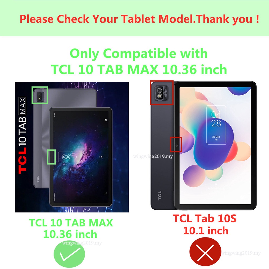 Casing Soft Case Silikon Untuk TCL 10 Tab Max 10.36 (2021) TCL Tab Max 4G 9295G 9296G 9295 10.4 &quot;