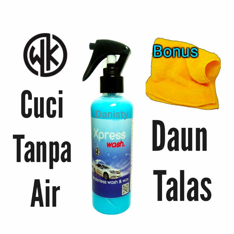 Cuci mobil tanpa air/pengkilap/pelindung/pembersih/cat body cat mobil/helm/motor/WATERLES WASH