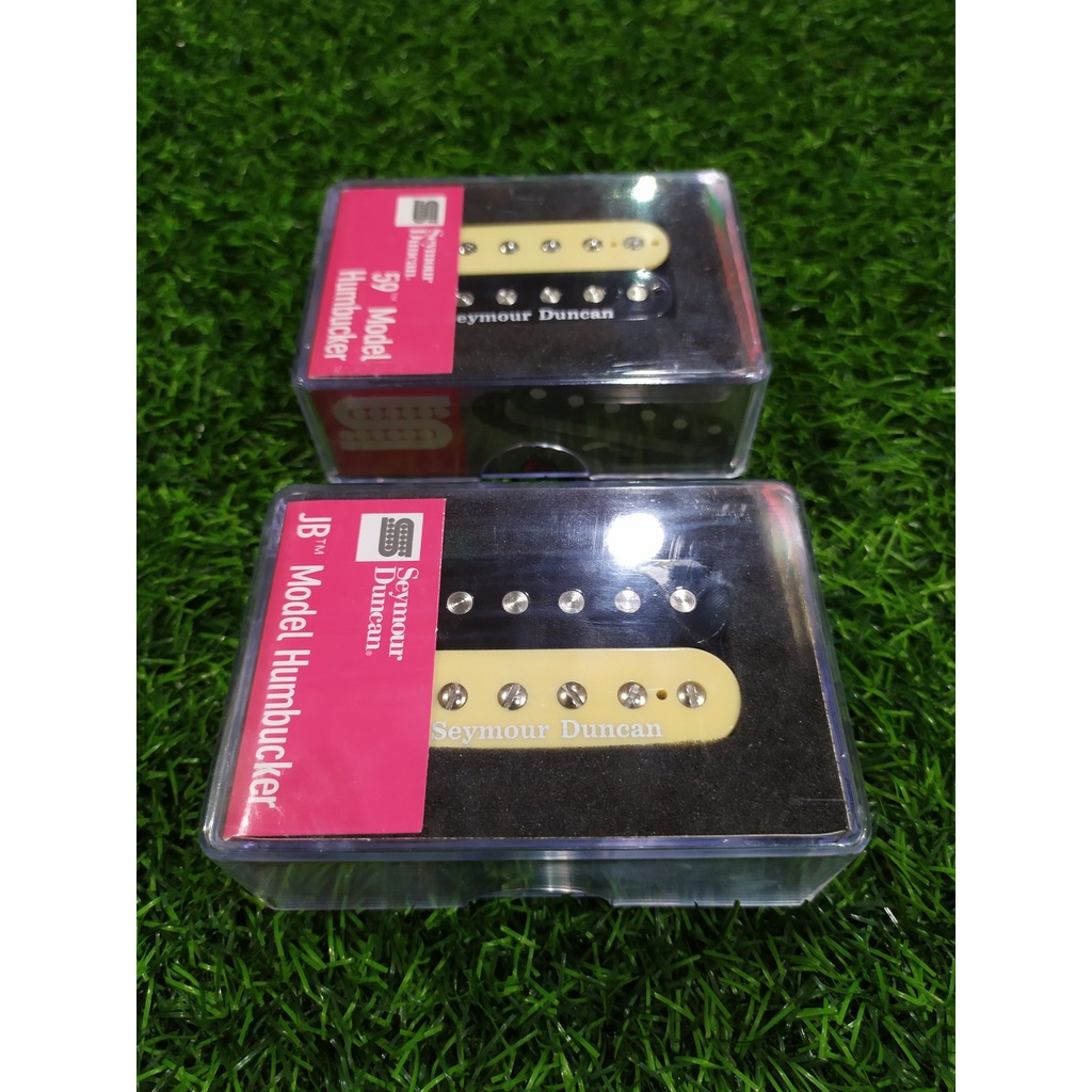Pickup Gitar Seymour Duncan SH4 JB model & SH1N '59 Model Zebra Ori