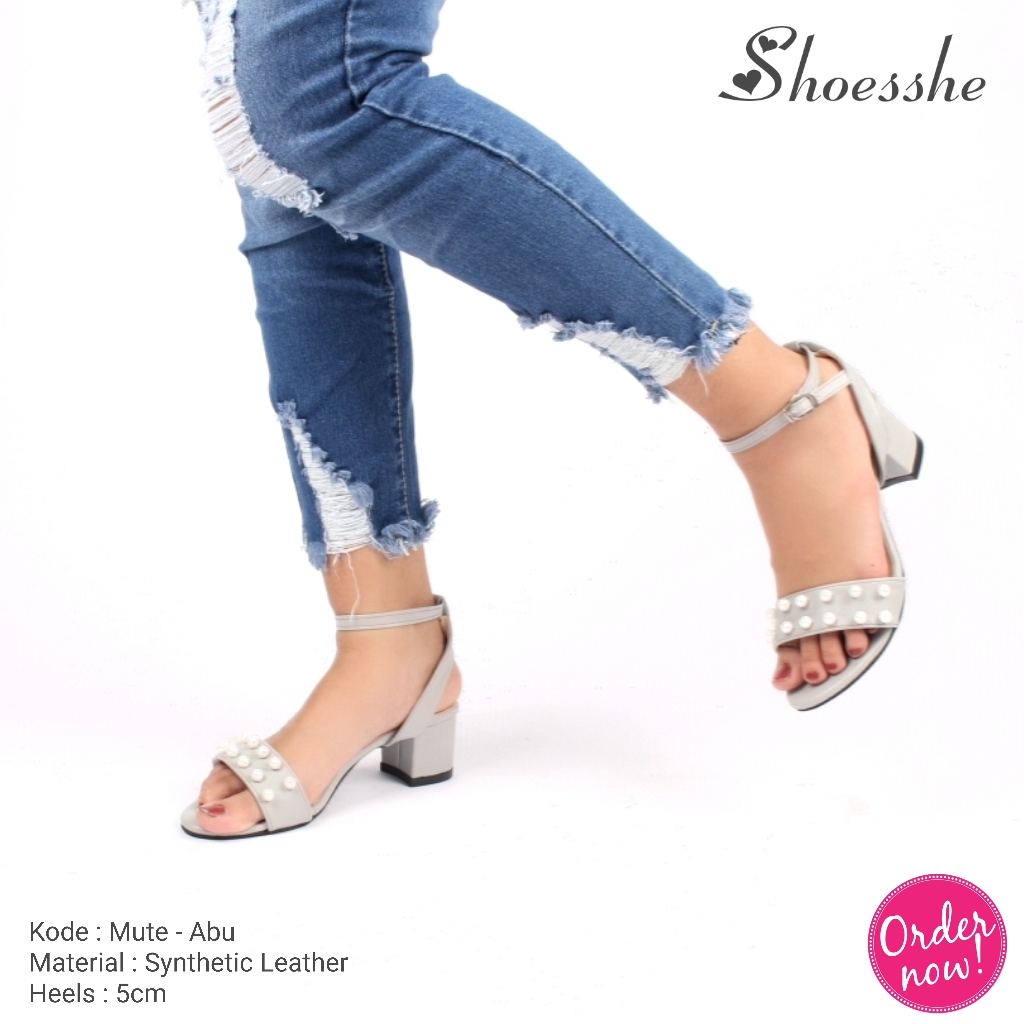 Fsb - Sandal Heels Tali Wanita Kualitas Premium (Mute - Series)