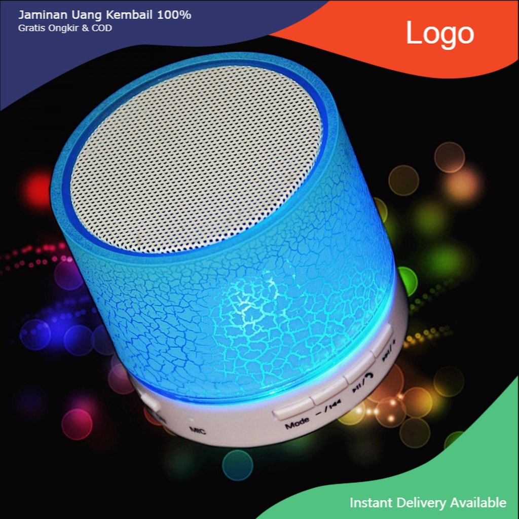 Dazzle Mini Bass Speaker Bluetooth TF Card