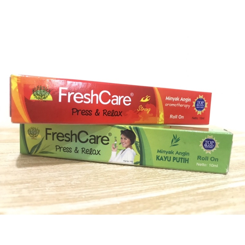 FRESHCARE PRESS &amp; RELAX STRONG HOT 10ML / FRESH CARE MKP MINYAK KAYU PUTIH