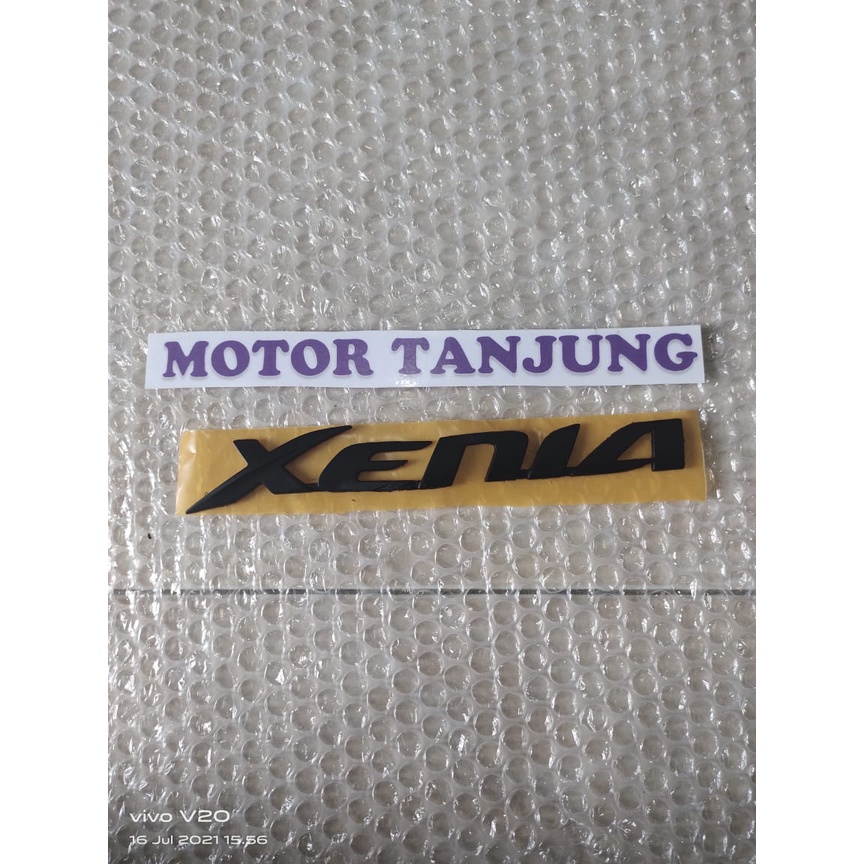 emblem logo TULISAN XENIA HITAM