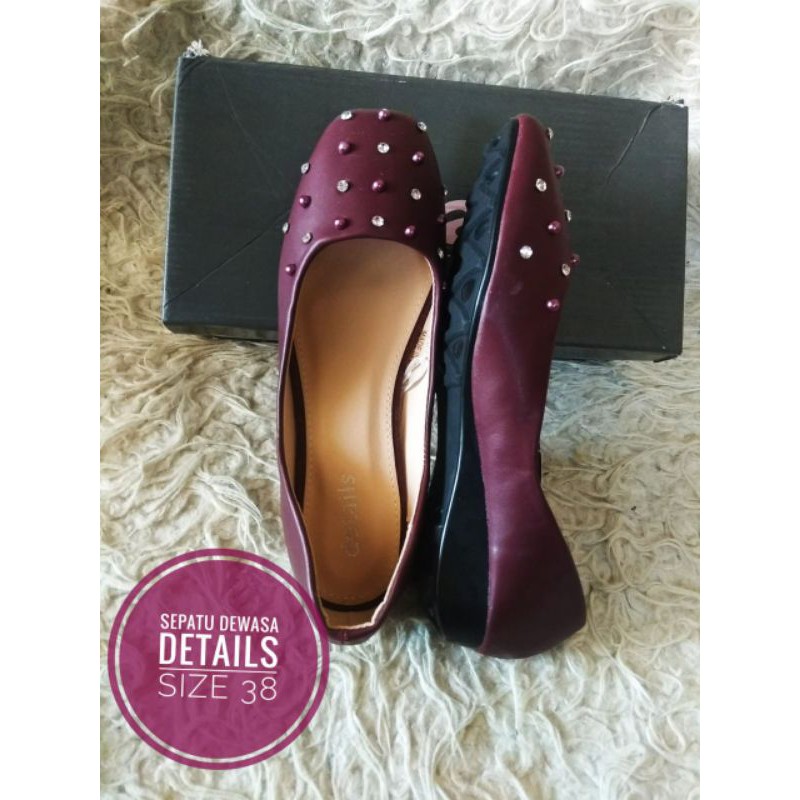 Sepatu wanita DETAILS murah/sepatu details no.38 /sepatu detail ori/ sepatu wanita murah
