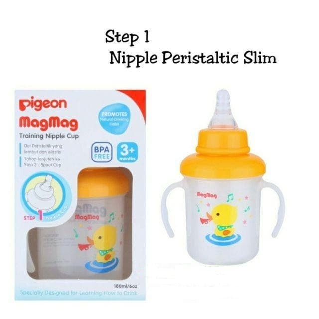 PIGEON MAG MAG STEP 1 TRAINING NIPPLE CUP / MAG MAG NURSING CUP