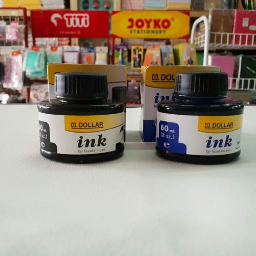 

Tinta Botol Dollar Fountain Pen Ink (60ml) - Hitam
