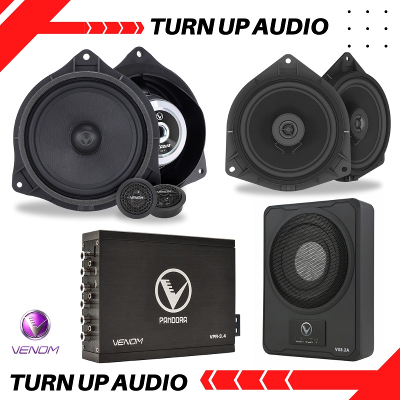 Paket audio mobil full Venom Exodus PNP untuk toyota dengan prcessor Pandora 3.4 BEST QUALITY SOUND 