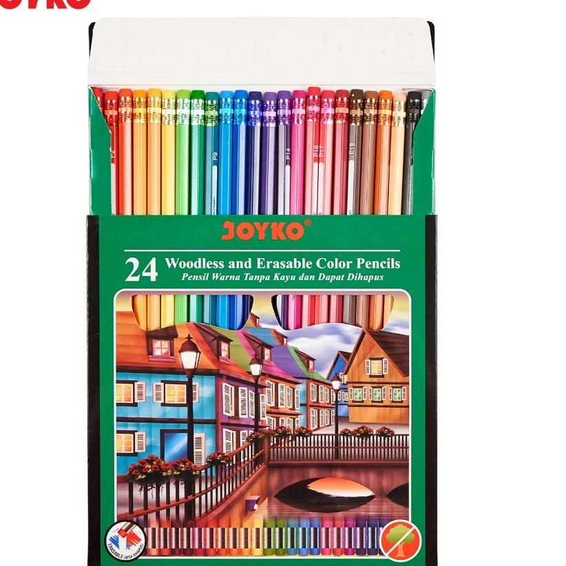 

Paling Terbaru Pensil Warna Joyko CP-115 24 Warna Bisa di Hapus