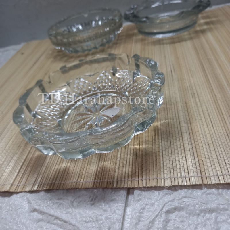 ASBAK KACA KRISTAL JUMBO 17CM TERBARU/ASBAK KACA PREMIUM SUPER TEBAL/ASBAK KACA /ASBAK BESAR