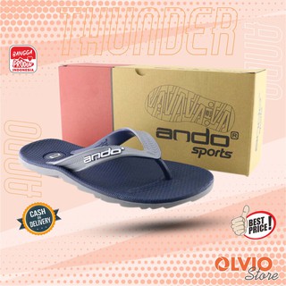  Ando  Thunder Navi Abu Sandal  Jepit Pria Original 