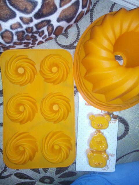 Cj Cetakan Silikon Puding Kue Swirl I