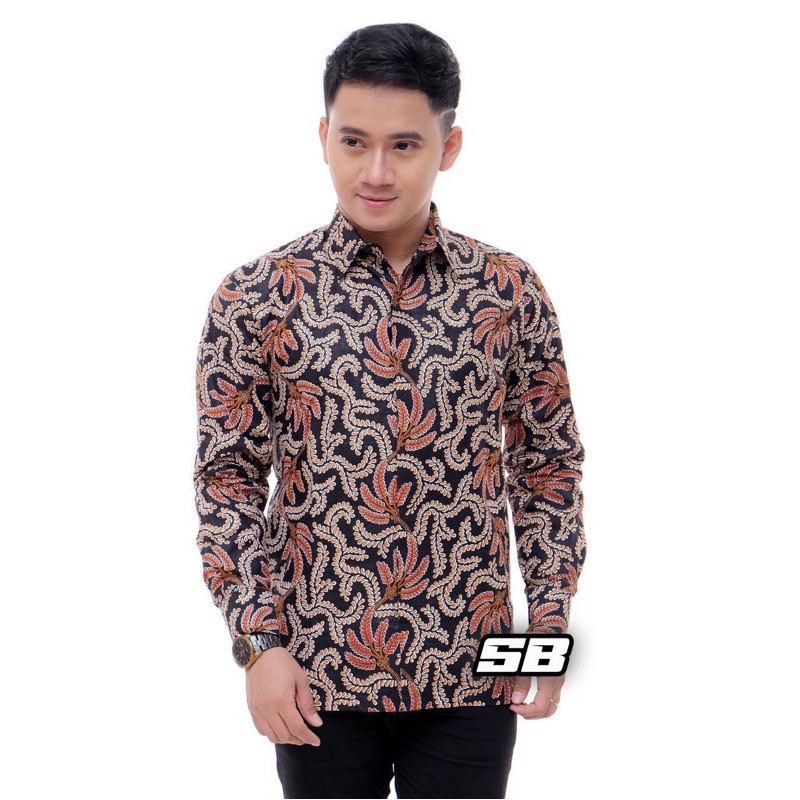 BATIK PRIA LENGAN PANJANG BAJU BATK BATIK PEKALONGAN MODEL TERBARU