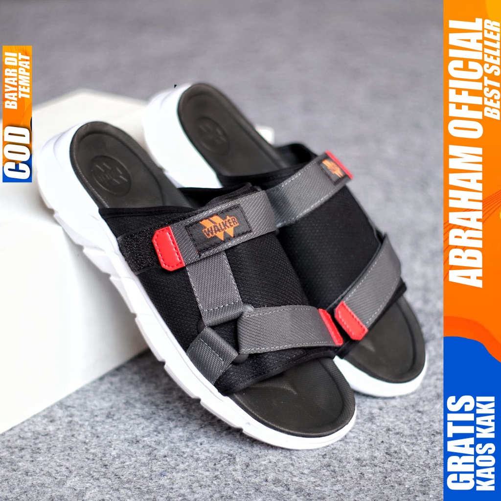 Sandal Casual Pria Sandal Slide Pria Sendal Selop Cowok Fashion Terbaru Keren