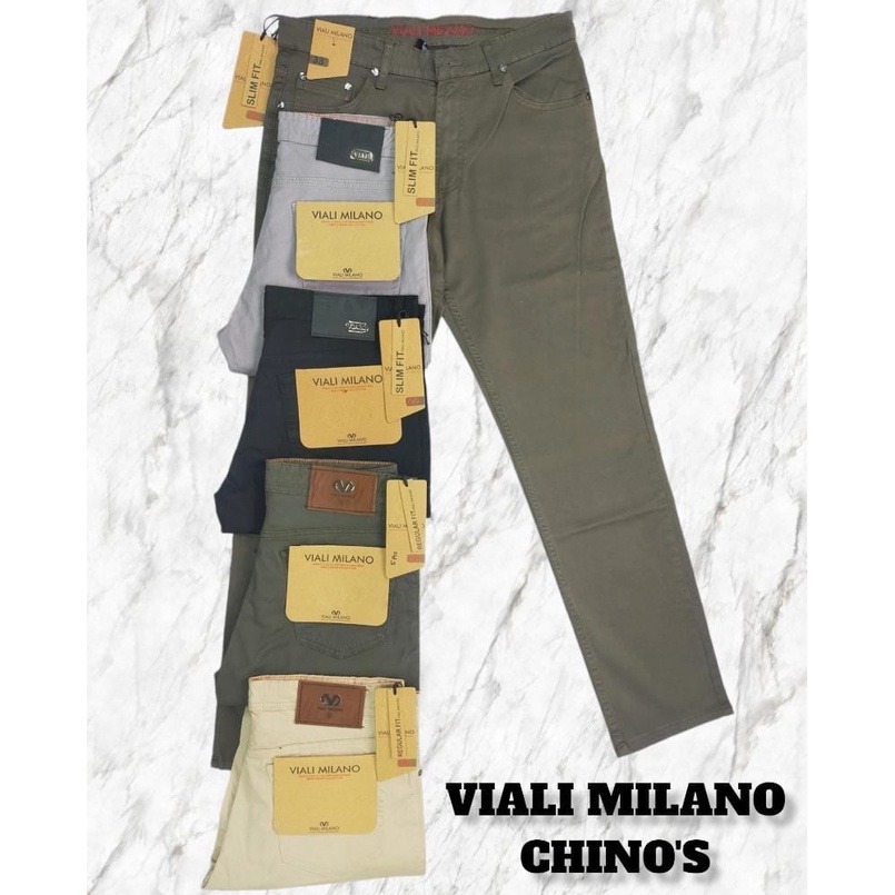 Viali Milano Celana Panjang Pria Casual