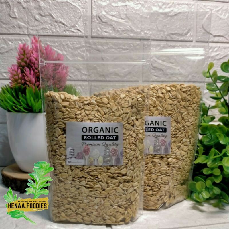 

Australian Rolled oat gandum utuh gandum kasar havermut overnight oat organik 500gr muesli mpasi HF