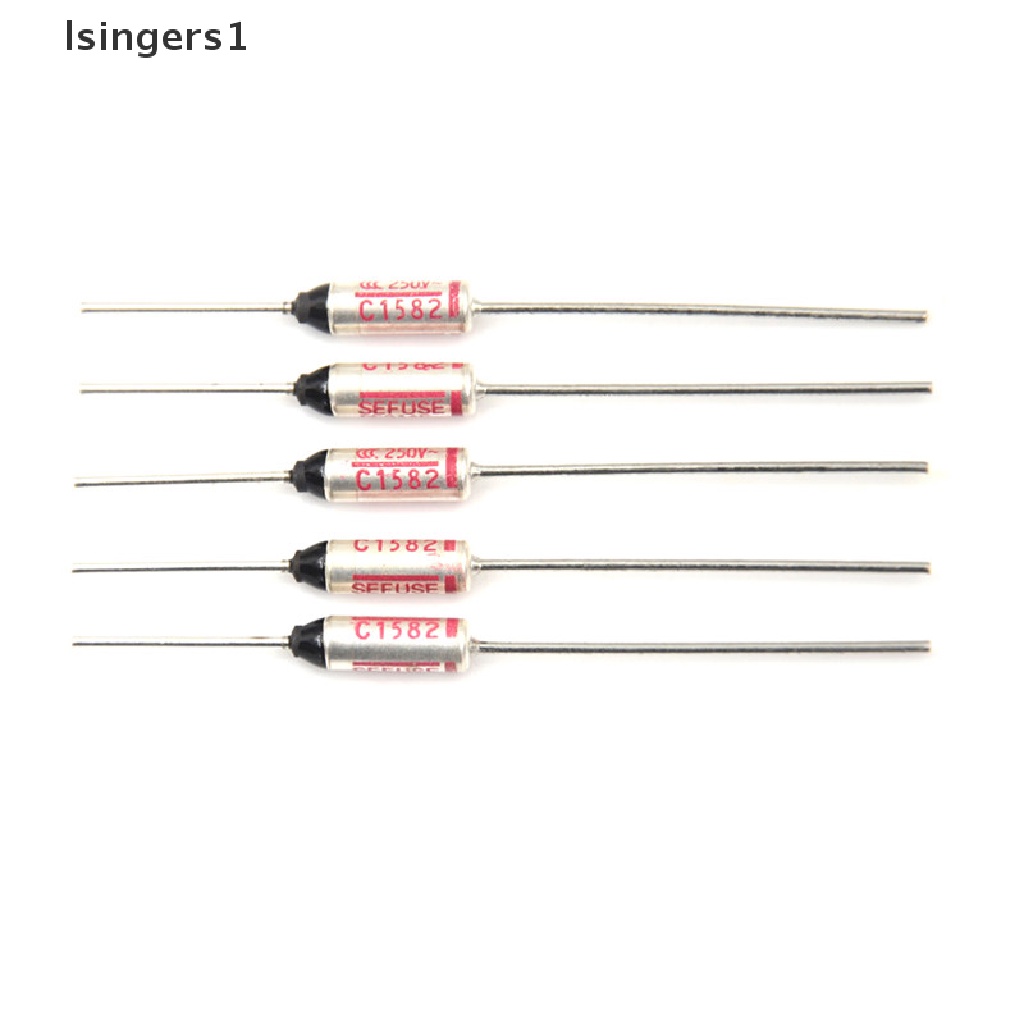 NEC (lsingers1) 5pcs SF214E Sefuse Sekring Thermal 216°C 216 Celcius Derajat 10A 250V