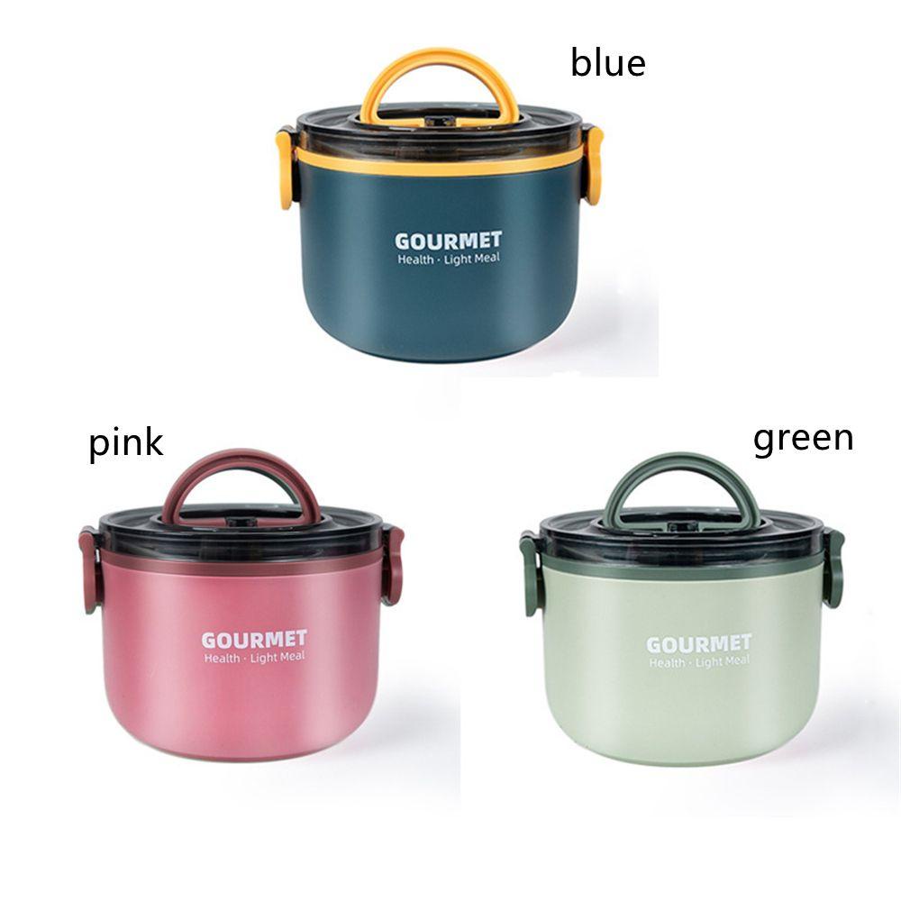 SOLIGHTER Lunch Box Easy to Carry Office School Microwave Heating Meal Box