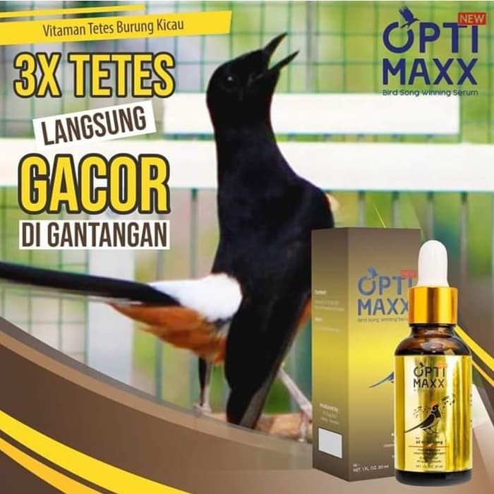 VITAMIN BURUNG MURAI BATU OPTIMAX PENGGACOR SEMUA BURUNG LOMBA