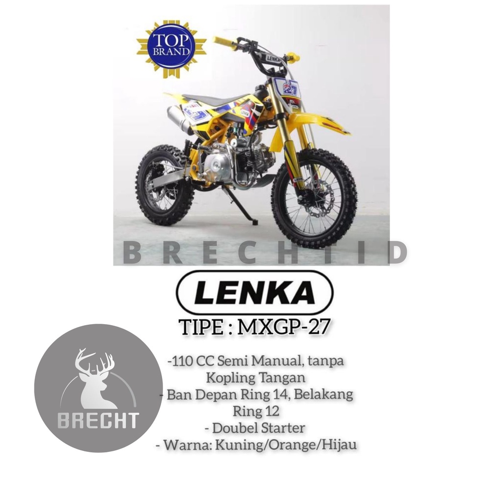 Mainan Anak Motor Mini Trail Lenka MXGP 27 (MXGP27) 110cc