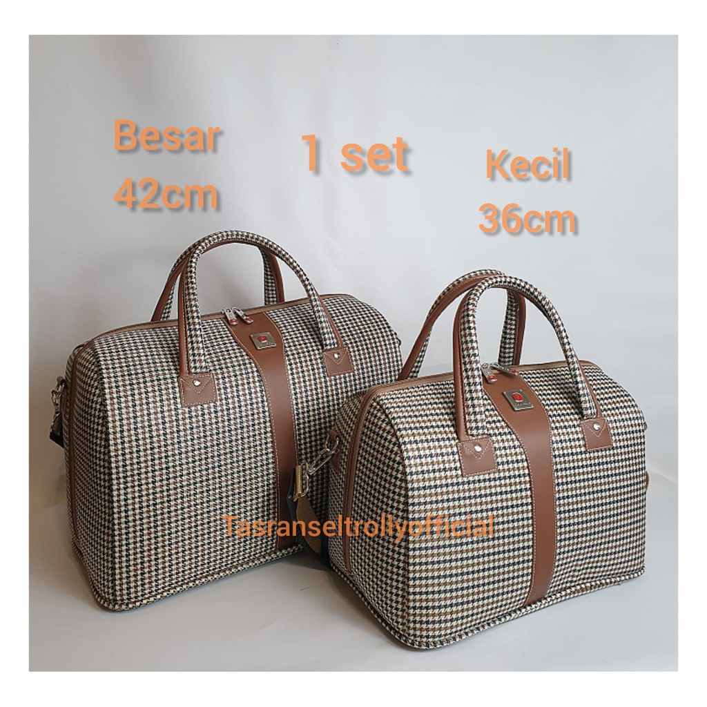 Tas Pakaian untuk wanita Polo Interclub besar&amp;kecil 1set 100%original