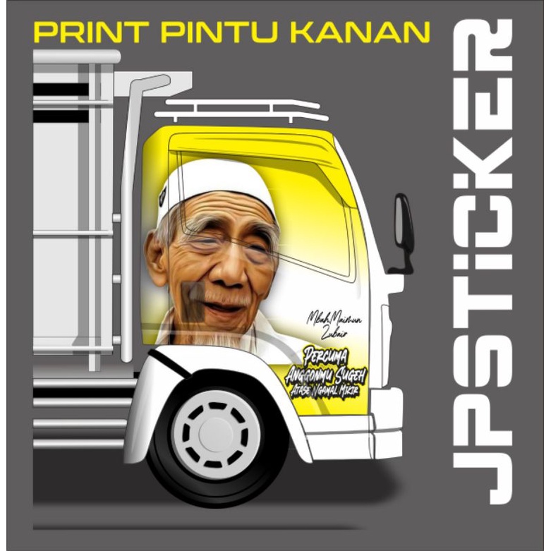 

print decal full satu pintu