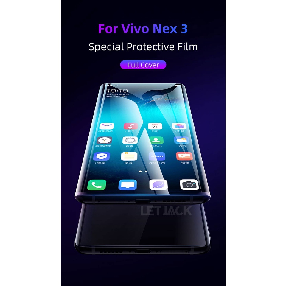 Film Hydrogel 100d Full Curved Untuk Vivo Z6 / Z5X / Z5 / Z3X / Z3 / Z3I / Z1I / Z1I / Y9S / Y7S / Y93 / Y85 / Z5S / Y7S / Y7S / Y85 / Z5S / Y3S / Y7S / Y7S / Y7S / Y85