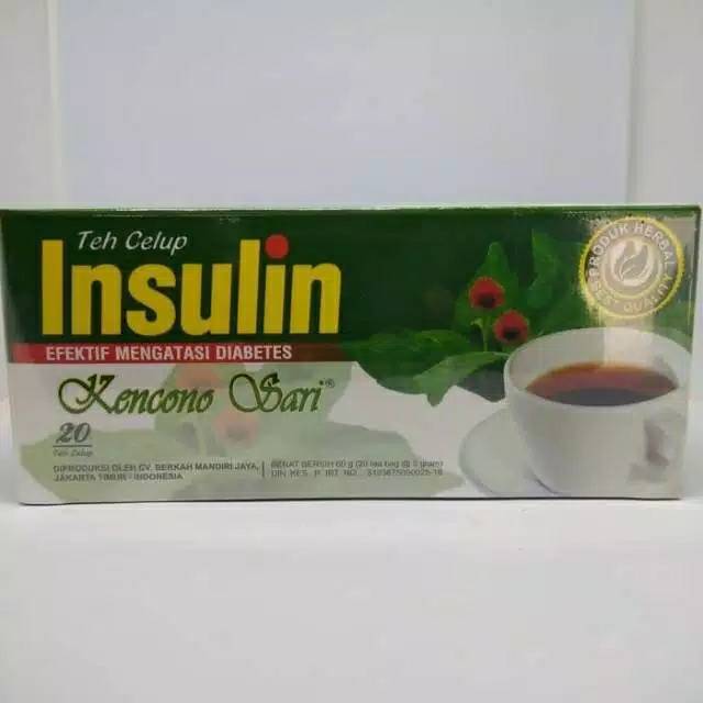 Teh celup Insulin kencono sari Obat herbal Diabetes Asli Organal