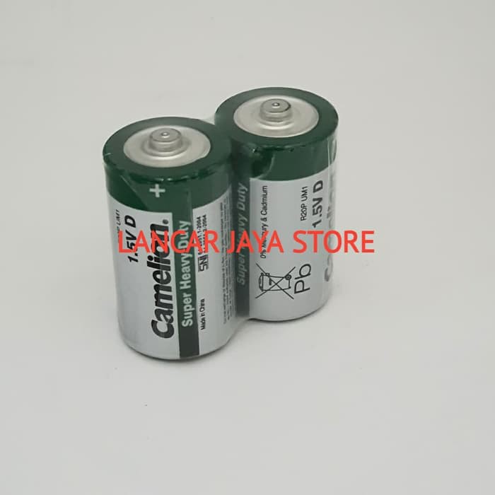 Baterai/Batrai/Bateray R20 Camelion Type D Super Heavy Duty 1.5V Ori