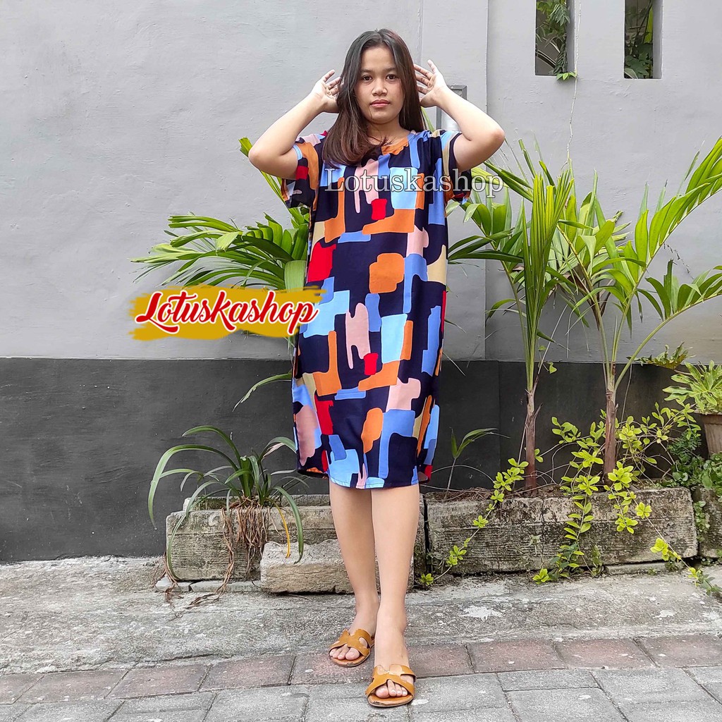 Daster Bali Daisy-Camo Navy