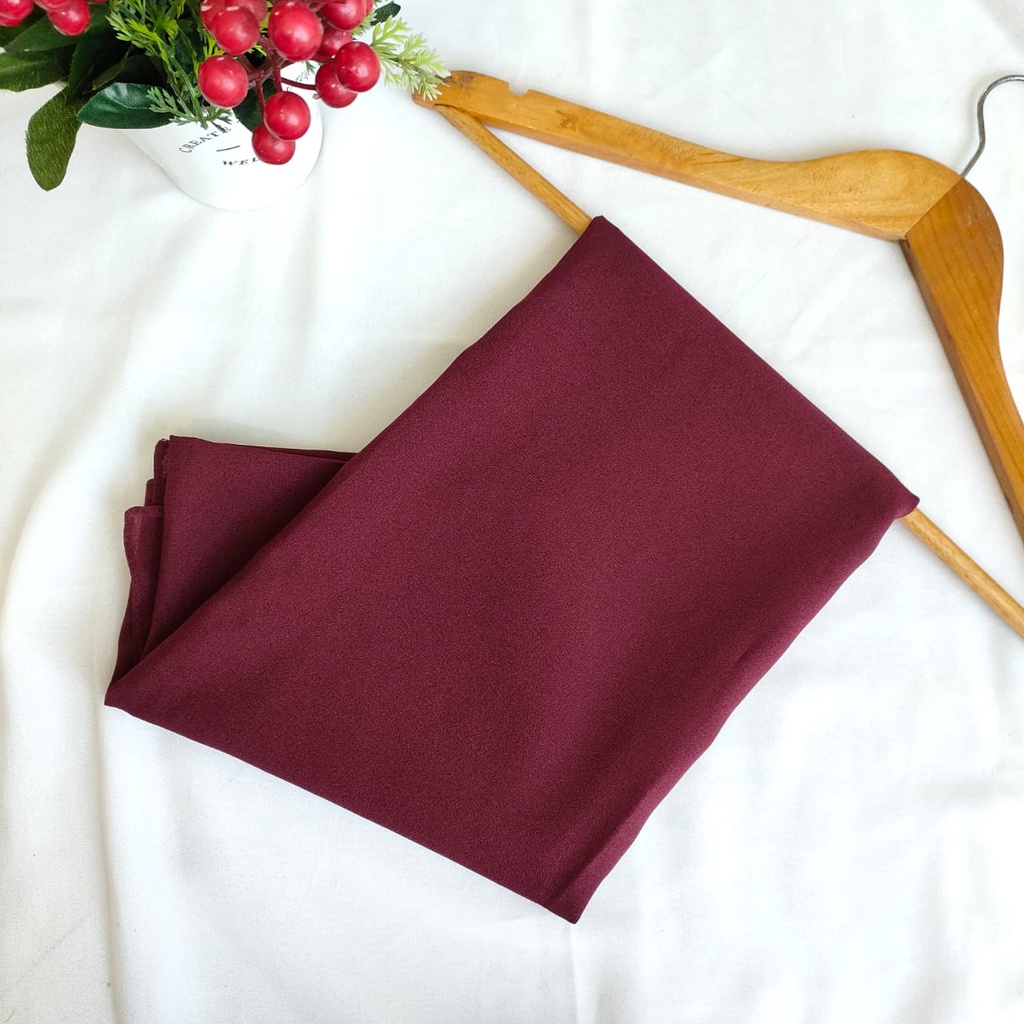 PASHMINA DIAMOND 175 x 75 SABYAN ( JAHIT TEPI ) PART 1-MAROON