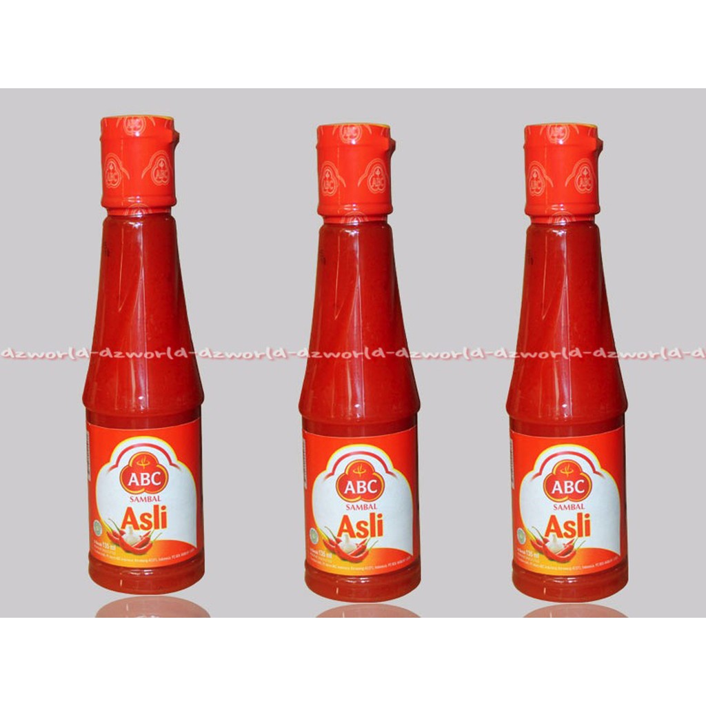 Sambal ABC Asli Sambal ABC Botol 135ml Saos Cabe Sambel