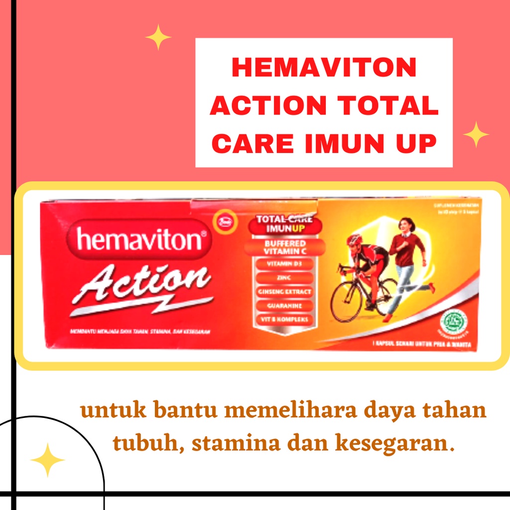 HEMAVITON ACTION TOTAL CARE IMUN UP ISI 50 CAPS