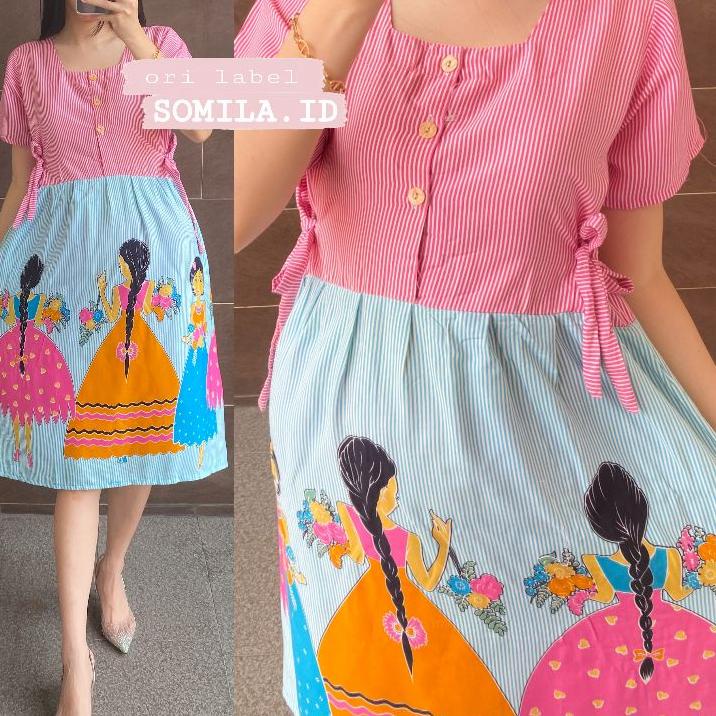 (HARGA SPESIAL) GROSIR DASTER LD 115 SOMILA.ID BUSUI CHIBI PUTRI SERUT BATIK BU TEJO SALUR