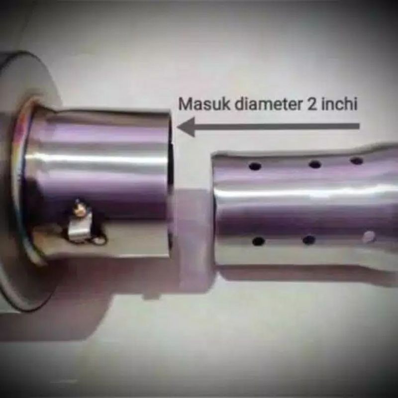 Peredam knalpot Racing / DB Killer universal ukuran 50mm 2inch AUSTIN SC AKRAPOVIC YOSHIMURA PROLINER RCB-3