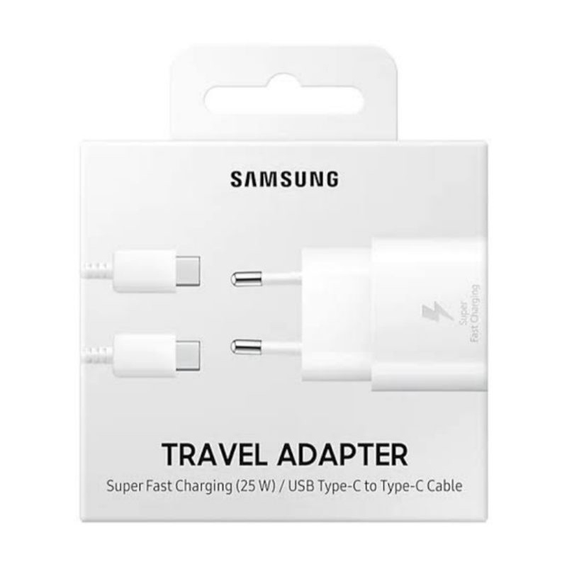 TC CHARGER SAMSUNG 25W (GRADE B) FAST CHARGING USB C TO USB C