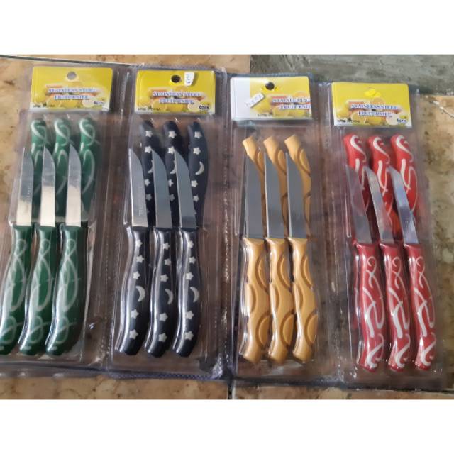 DAPUR UNIK PISAU BUAH 6 PCS SUPER TAJAM
