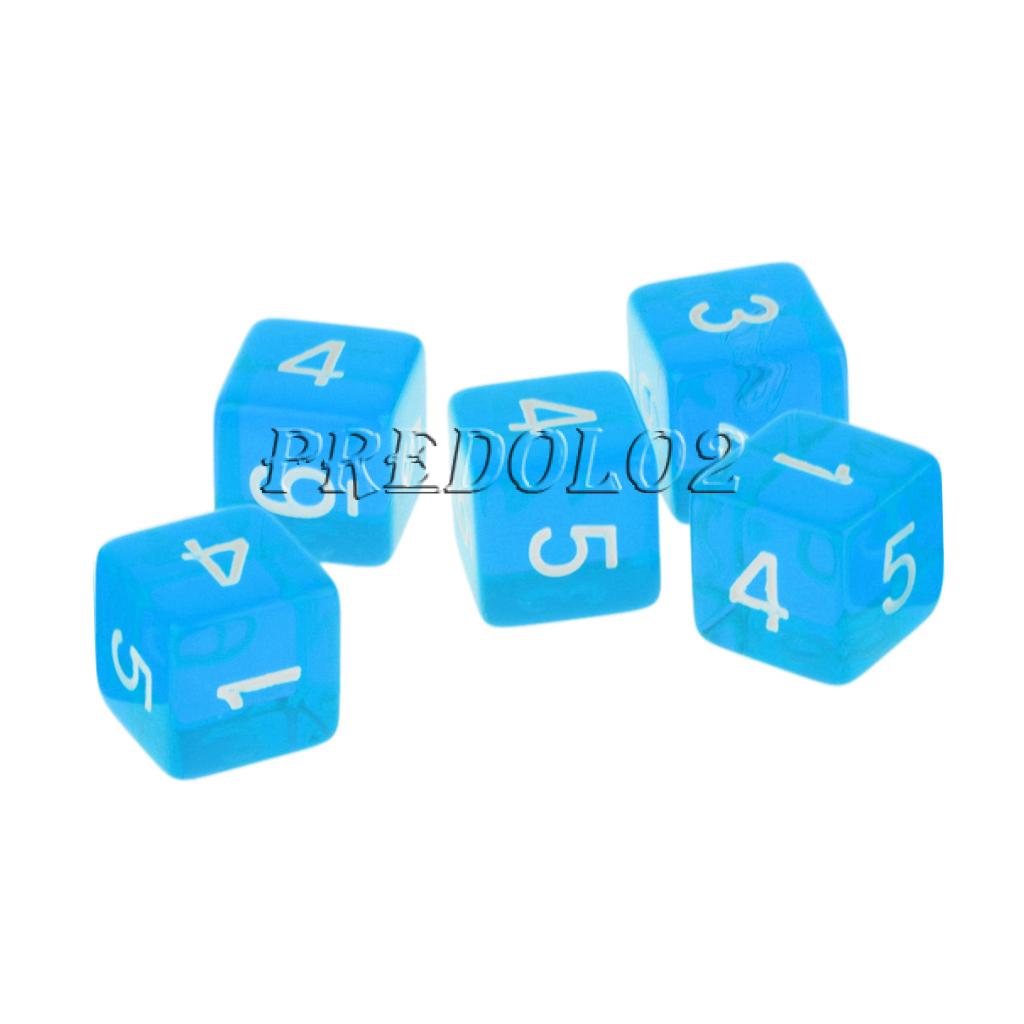 Pack Of pcs Six Sided D6 Dice For D D Trpg Party Board Game Toys Xmas Gift Modern Manufacture