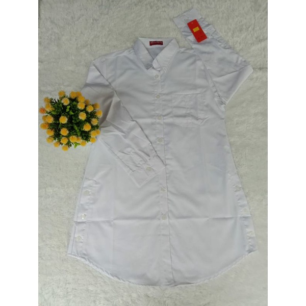 TUNIK ALMYA PUTIH POLOS ATASAN WANITA PUTIH KEMEJA WANITA TUNIK ALMYA HITAM KEMEJA HITAM ATASAN SANT