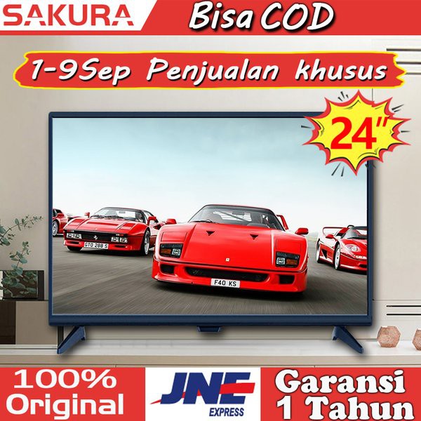 Spesial Sakura TV LED 24 inch tv murah HD Televisi Model TCLG-S24M Diskon