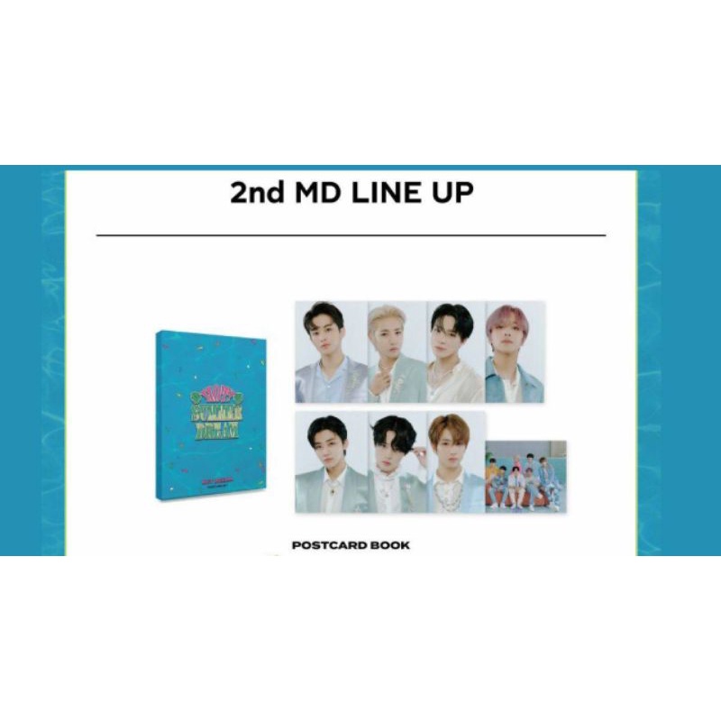 Sharing NCT Dream Hot Summer Dream Postcard Official