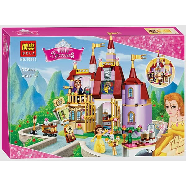 bella princess castle - disney - bela 10565