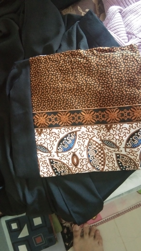 Batik Tunik Wanita Asj Sa Hrb026 Kenongo Kemeja Tosca Pendek