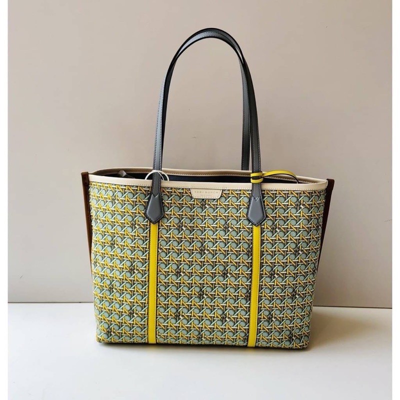 TB Perry Printed Canvas Tote