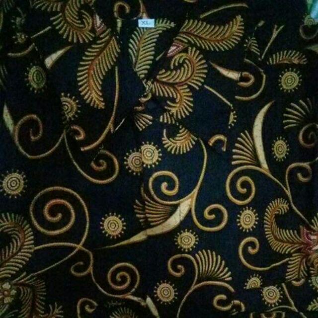 Kemeja Batik Pria/hem Batik Pria/baju Batik Modern Pria Ii Motif Hrs Ii Pbi