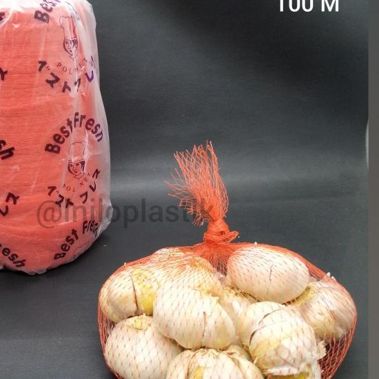 ✼ Kantong Jaring Untuk Buah Polynet Merah/ Jaring Sayur, Bawang, Buah - Merah ►