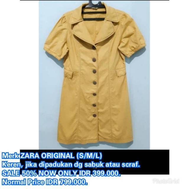 ZARA ORIGINAL Dress Branded Import SALE 50% TERMURAH Premium Quality Blouse Ready Stock